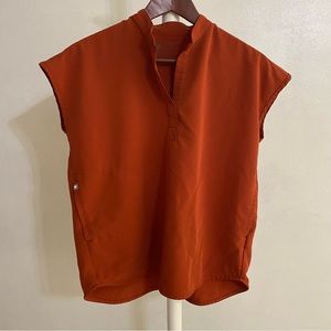 Used Figs Rafaela Top Auburn (previous version)